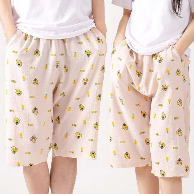 pancoat Yoru Pop系列 涼感七分睡褲