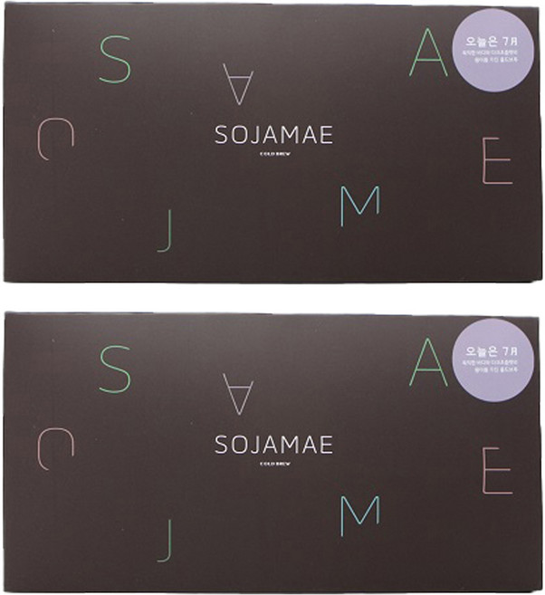 SOJAMAE 今天是7月冷萃咖啡液, 30ml, 30包, 2盒