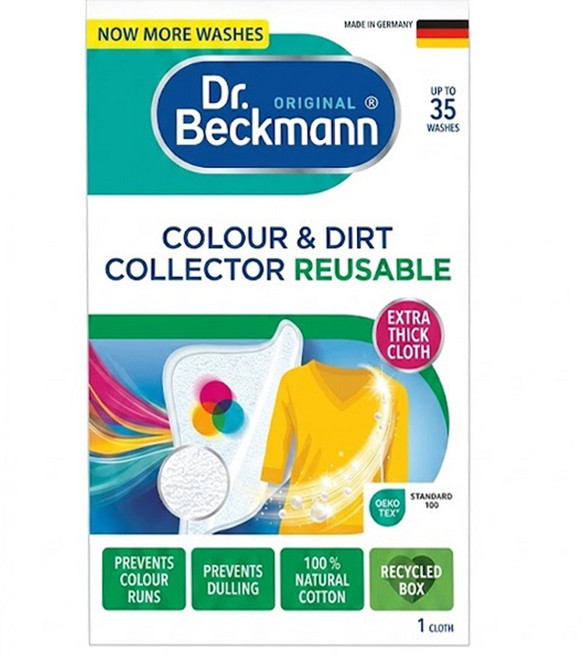 Dr.Beckmann 超防染護色魔布 重複式, 1片, 1盒