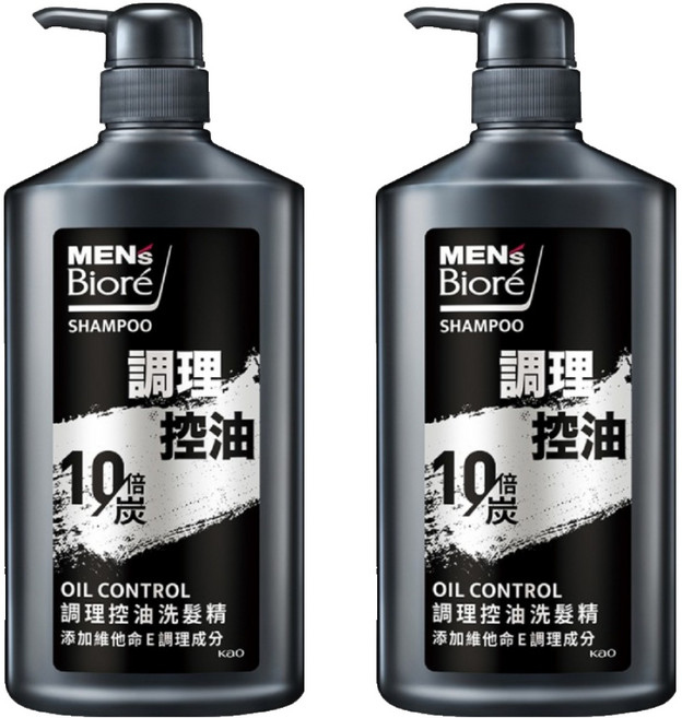 MEN's Biore 男性調理控油洗髮精, 750g, 2瓶