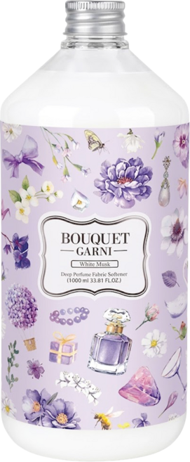 Bouquet Garni 璞珈妮衣物香氛柔軟精 白麝香, 1L, 1瓶
