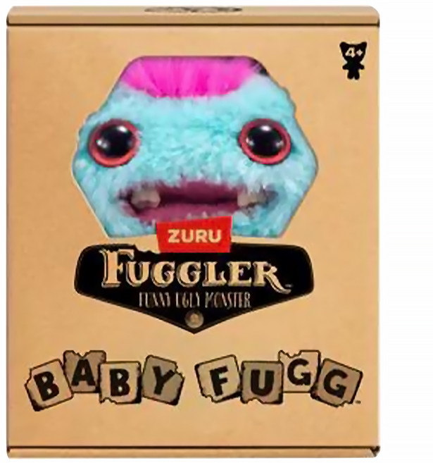 FUGGLER Funny 寶寶S4系列 牙齒怪盲盒 絨毛 3.5吋, 顏色隨機, 10cm, 1盒