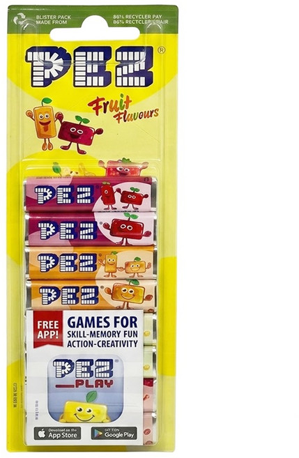 PEZ 水果糖 8條, 68g, 1組