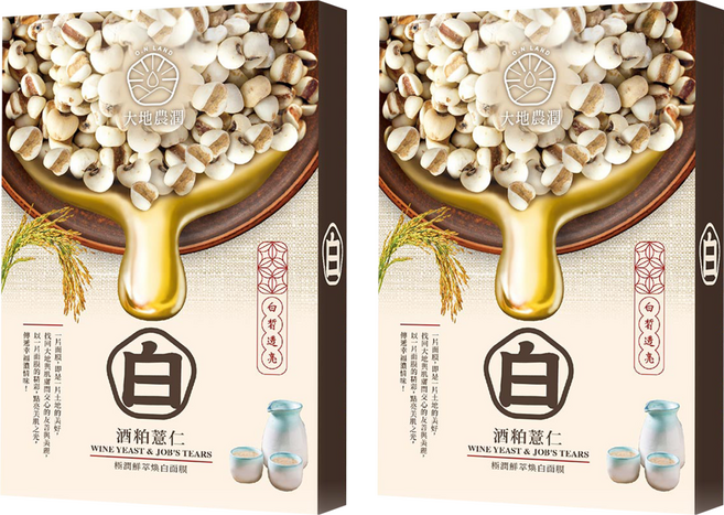 MY SCHEMING 我的心機 大地農潤 極潤鮮萃酒粕薏仁煥白面膜, 5片, 2盒