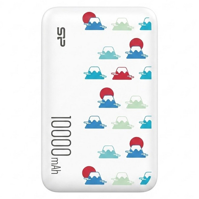 Silicon Power 廣穎電通 10000mAh 20W雙向快充行動電源 Type-C QP58 富士山 有標示Wh 002