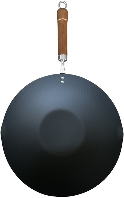 TAKEHARA 竹原製缶 和樂亭窒化鐵炒鍋 日本製, 1個, 33cm