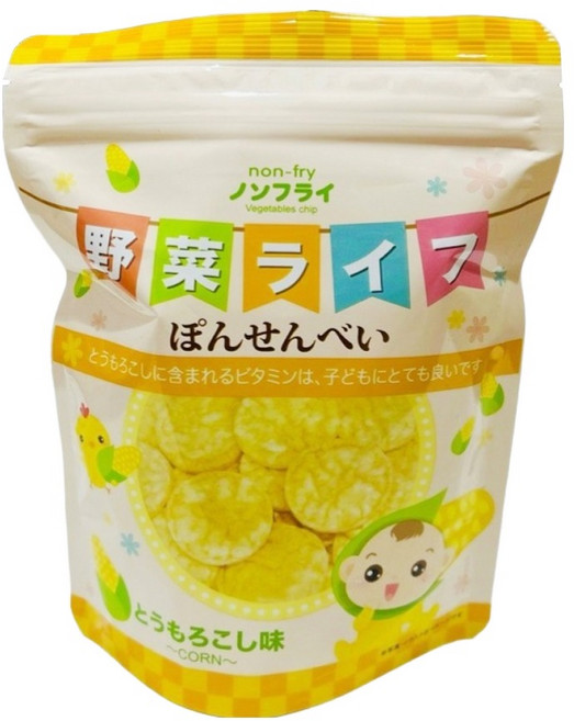 WEPOP 寶寶食堂 仙貝 8個月以上, 玉米, 19g, 1包