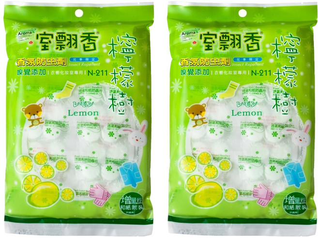 室翲香 和紙香氛防蟲片, 2袋, 225g