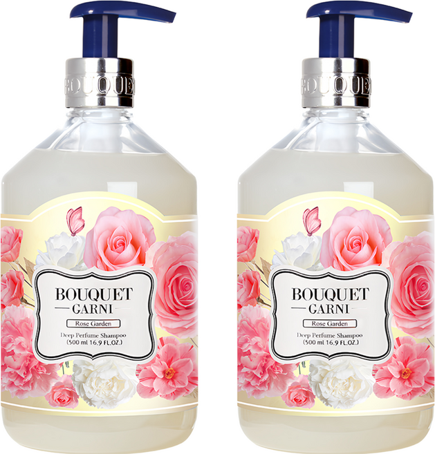 BOUQUET GARNI 香氛洗髮精 Rose Garden, 500ml, 2瓶