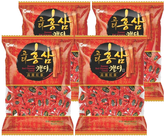 CW 高麗紅參糖II, 900g, 4個