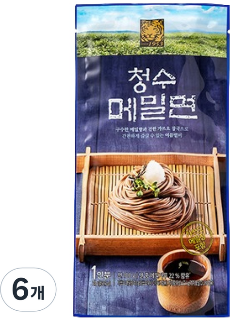 CHOUNGSOO FOOD 蕎麥麵, 6個, 141g