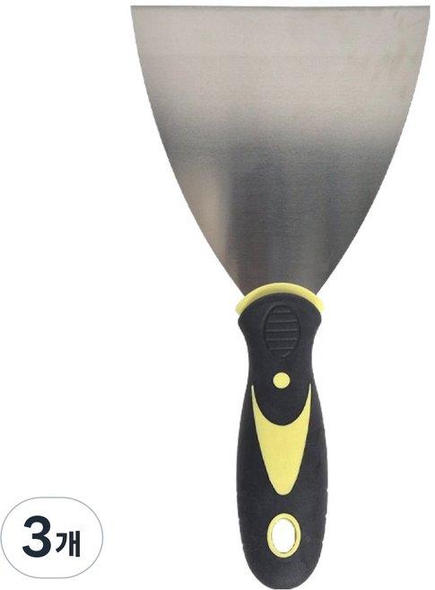 World Clean 雙色不鏽鋼刮刀 6號 97mm, 3個