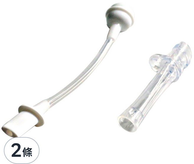 PUKU 藍色企鵝 派對水杯如意珠吸管, 吸管 + 連接器, 2條