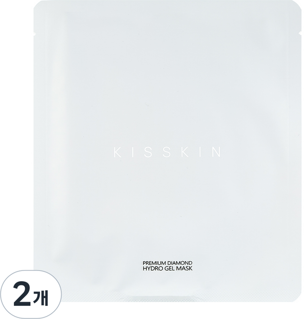 Kisskin 頂級鑽石水凝膠面膜, 2個, 1入