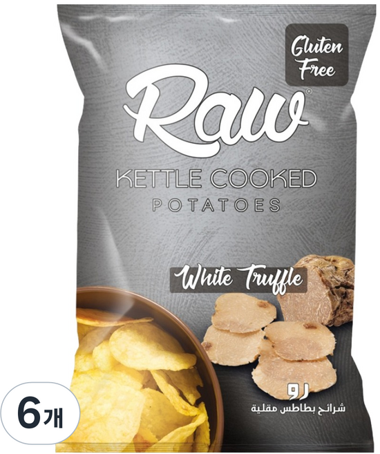 Raw POTATOES 白松露洋芋片, 90g, 6個