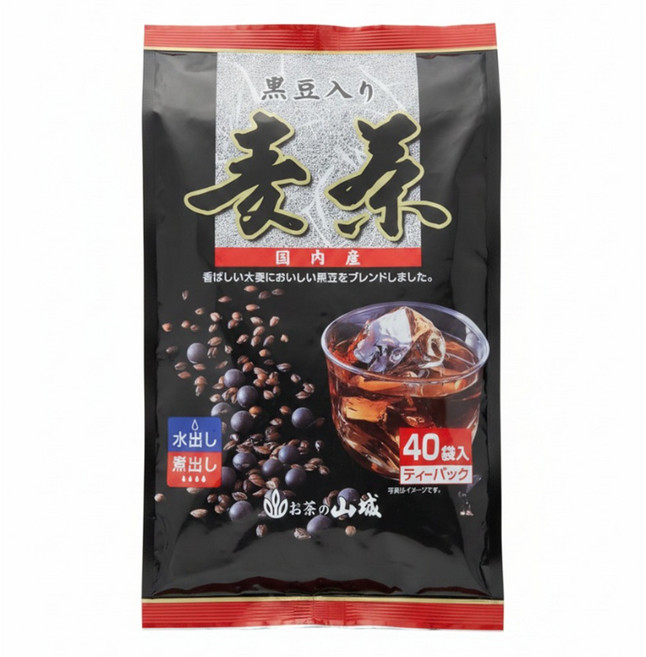 山城物產 黑豆麥茶, 10g, 40包, 1袋