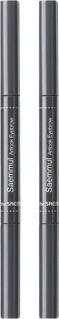 THe SaeM 得鮮 自然柔順持色眉筆 0.2g, 03 灰棕色, 2支