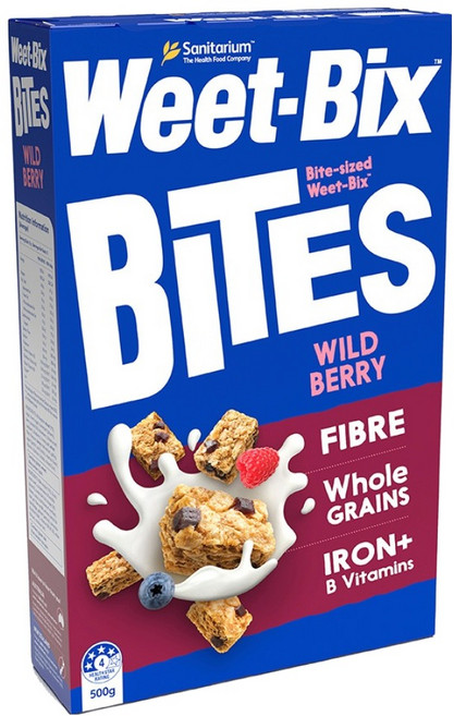 Weet-Bix Sanitarium 欣善怡 Weet Bix全穀片, 500g, 1盒