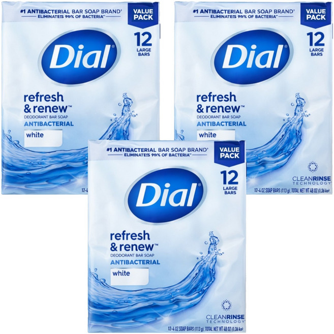 Dial 白色香皂, 36個, 113g