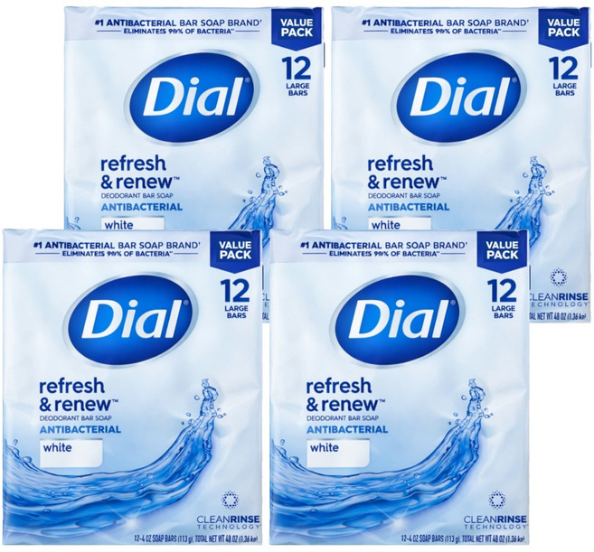 Dial 白色香皂, 48個, 113g