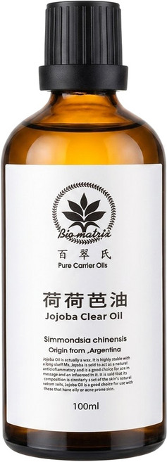 Bio-matrix 百翠氏 金黃荷荷巴油 基底油, 100ml, 1瓶