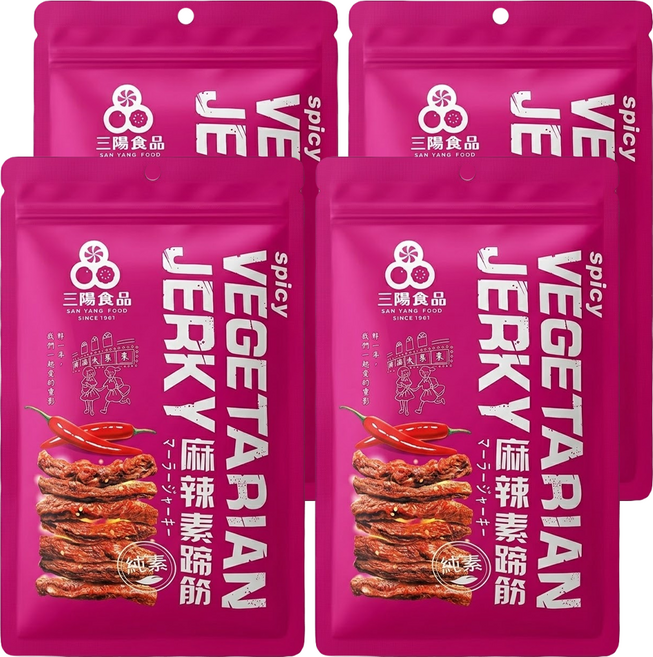 三陽食品 麻辣素蹄筋, 250g, 4包