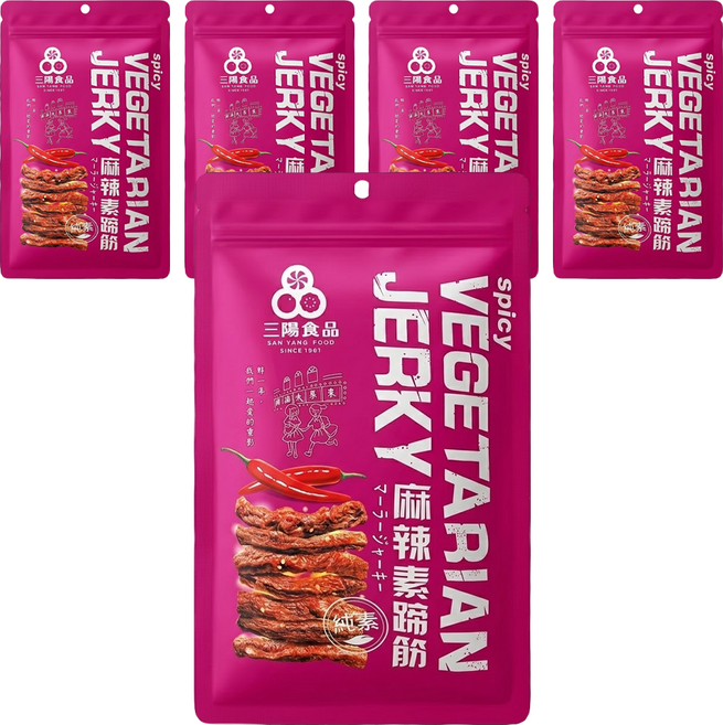 三陽食品 麻辣素蹄筋, 250g, 5包