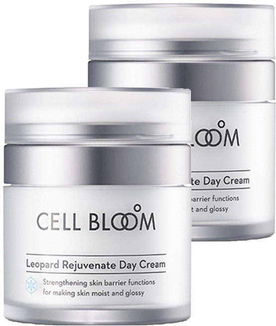 CELL BLOOM 豹紋活膚日霜, 50ml, 2個