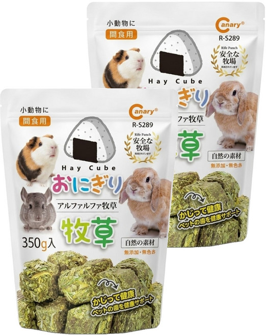 Canary 鮮境苜蓿草草磚 R-S289, 350g, 2包