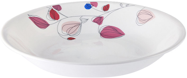 Corelle Brands 康寧餐具 深盤, 嫣紅微風, 1入