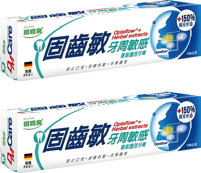 Glory Nutria 維維樂 固齒敏專業護理牙膏, 126g, 2條