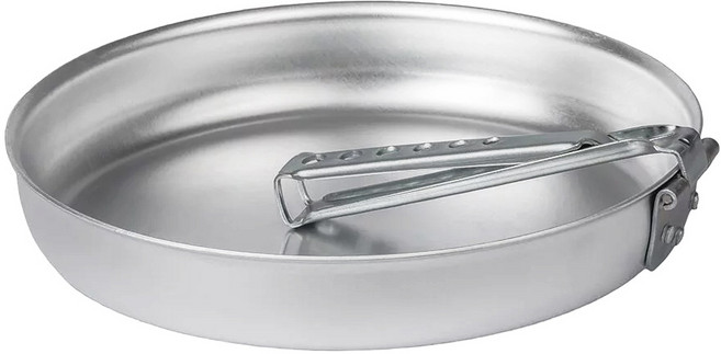 trangia Frypan 724-22 超輕鋁摺疊把手平底煎鍋 307242 手把長124mm 285g, 22cm, 1個
