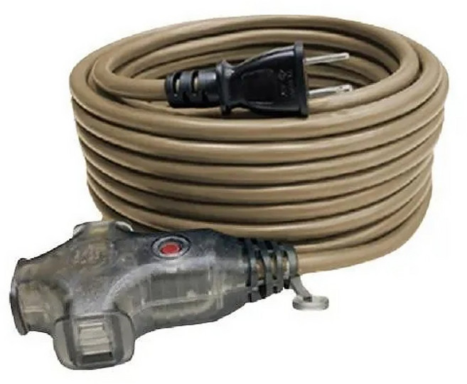 D-POWER 動力延長線, 棕色, 1條, 15m