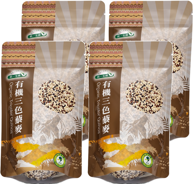 統一生機 有機三色藜麥, 300g, 4包