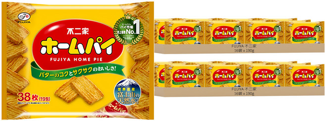 FUJIYA 不二家 奶油風味千層派, 190g, 32袋