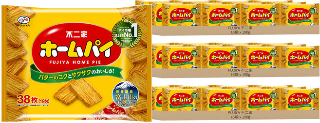 FUJIYA 不二家 奶油風味千層派, 190g, 48袋