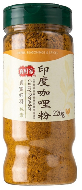 真好家 印度咖哩粉, 220g, 1瓶