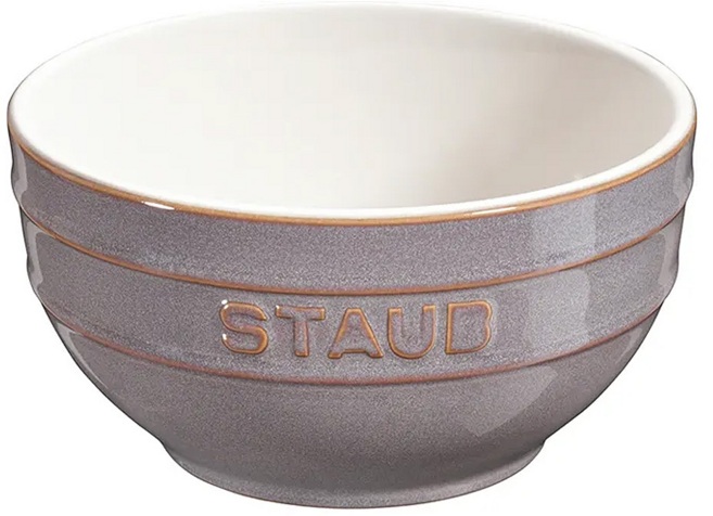 staub 圓形陶瓷碗餐碗 14cm 700ml, 復古灰, 1個