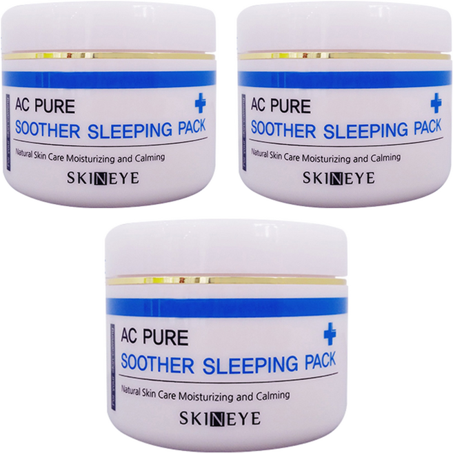 Skin Eye AC Pure Soother 睡眠包, 120ml, 3個