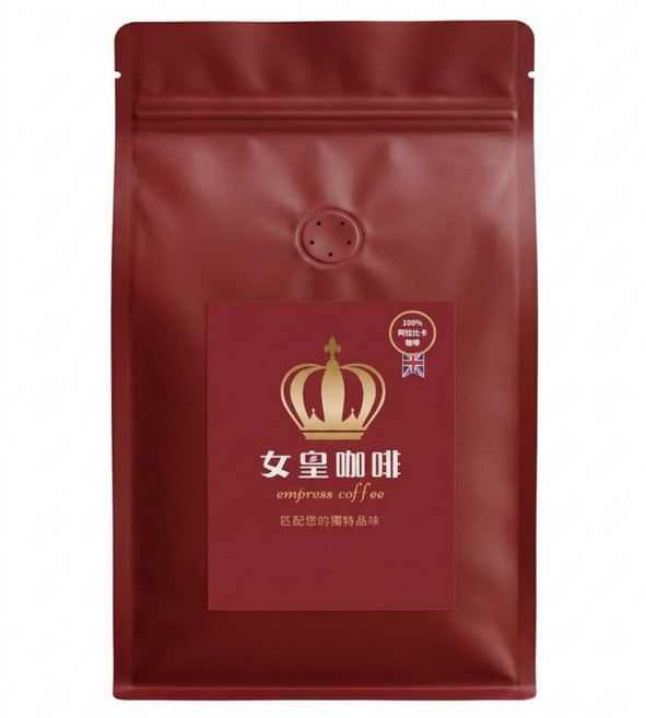 女皇咖啡 城市堅果咖啡豆, 227g, 1個, 全豆咖啡(未研磨)