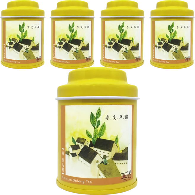 無藏茗茶 阿里山故事茶 精製烏龍 小茶罐, 18g, 1罐, 5罐