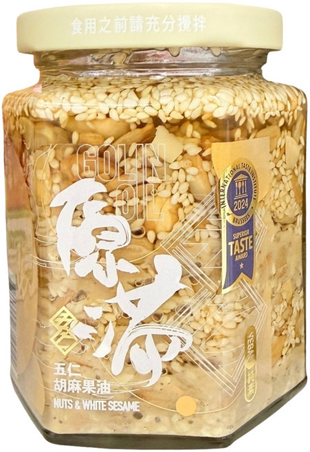 ZEXIN 摯心 五仁胡麻果油 全素, 250g, 1罐