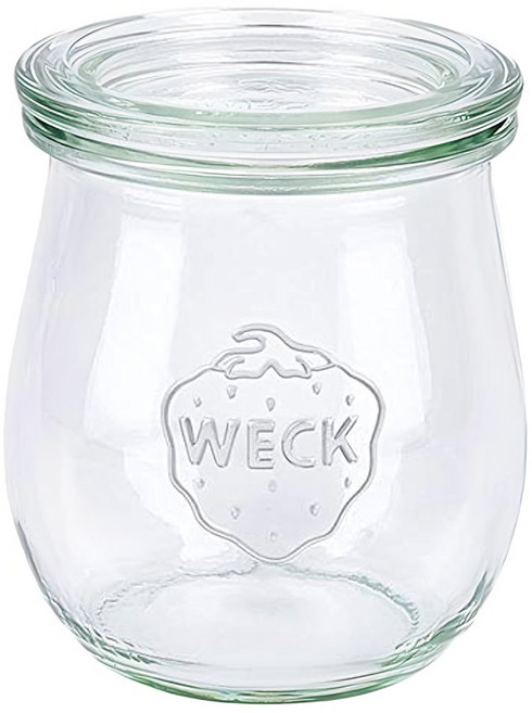 WECK 德國 密封 玻璃罐附蓋 220ml 食品飲料醃漬收納 Weck762 1個