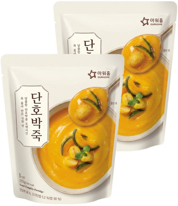 OURHOME 愛味弘 南瓜粥, 270g, 2包