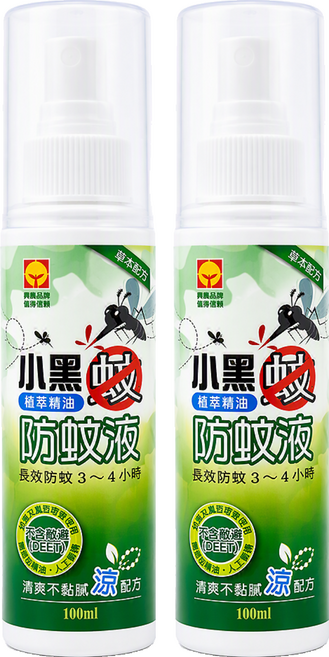 Sinon 興農 植萃精油防蚊液 清涼型, 100ml, 2瓶