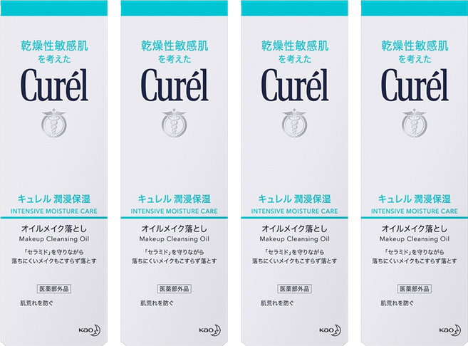 Curel 珂潤 潤浸保濕輕質卸妝油, 150ml, 4瓶