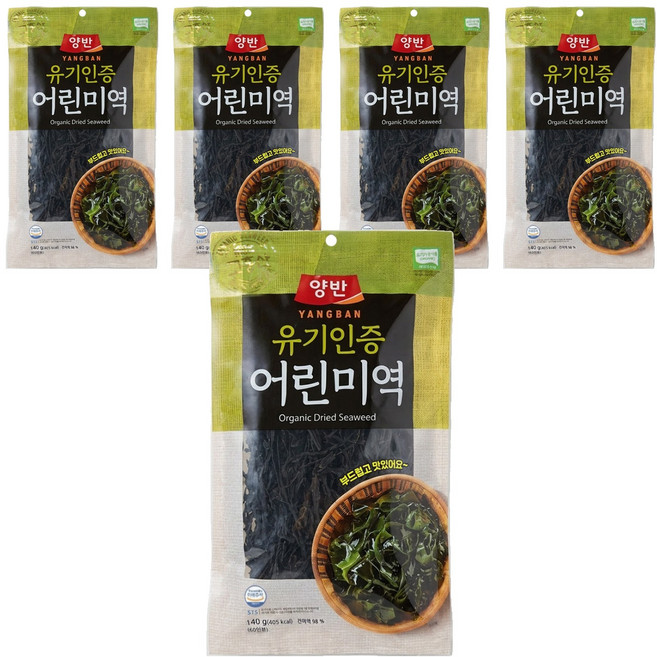 Dongwon 東遠 Yangban 兩班 貴族嫩海帶, 140g, 5包