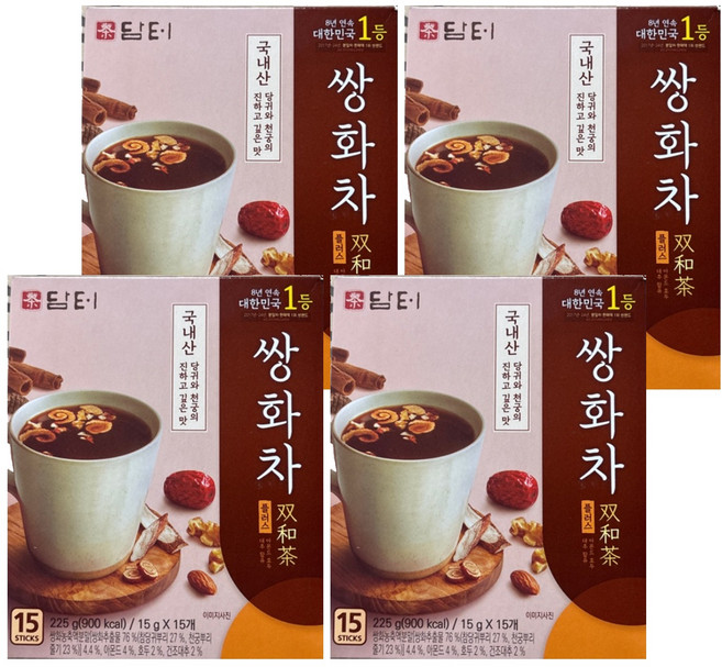 Damtuh 丹特 雙和茶 Plus, 15g, 15入, 4個