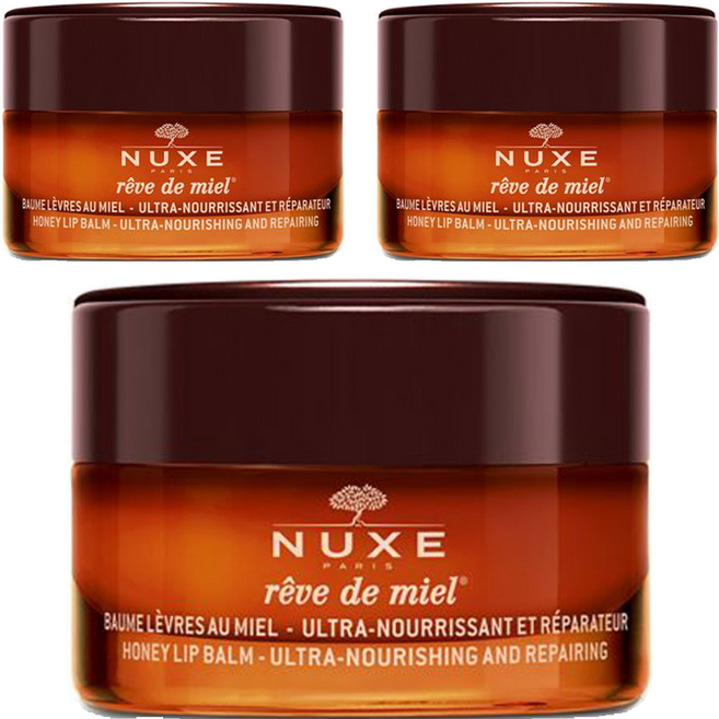 NUXE 巴黎歐樹 潤唇精華, 單一顏色, 15g, 3個