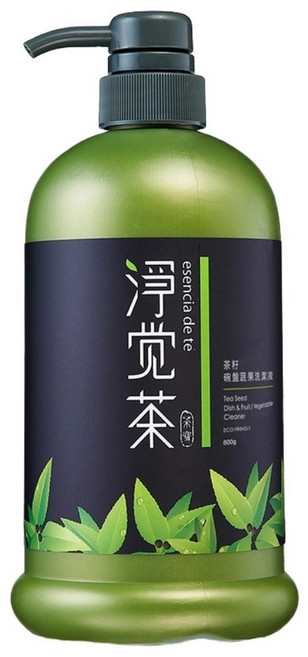 TEAPOWER 茶寶 淨覺茶 茶籽蔬果碗盤洗潔液, 800ml, 1瓶